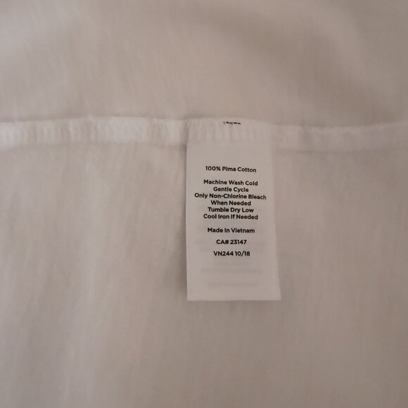 2 - Talbots Scalloped Neck Tops - 1 Ivory and 1 White - Size XLP - Picture 8 of 9